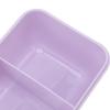 aqxreight Compartment Lunch Box 2 Compartments 1100ml Lovely Adult Box with Spoon Chopsticks for Kitchen Work () view 4
