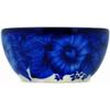 Polmedia Polish Pottery Bowl 5-inch UNIKAT - Divine Cobalt Pattern Handmade in Boleslawiec Poland by Ceramika Bona + Certificate of Authenticity view 3