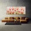 Sense Canvas Tulip Antique Elegance 4 Canvas Art - Home Decor Wall Art Print Poster Painting Large 40x16 / 1.5" view 2