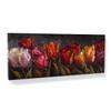 Sense Canvas Tulip Velvet Essence 5 Canvas Art - Home Decor Wall Art Print Poster Painting Large 40x16 / 1.5" view 1
