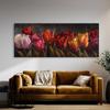 Sense Canvas Tulip Velvet Essence 5 Canvas Art - Home Decor Wall Art Print Poster Painting Large 40x16 / 1.5" view 3