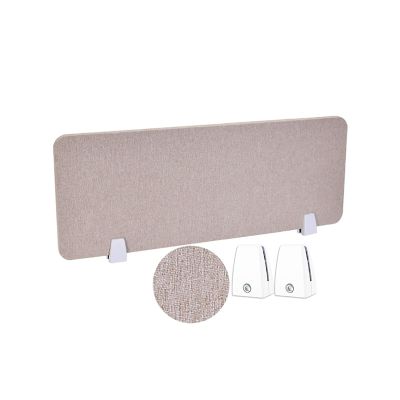 Acoustic Desk Divider Desk Partition Desk Privacy Panel Easy to Install, Reusable Raw Noise and Distraction Reducing Freestanding Acoustic(Beige,30X100CM)