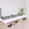 Acoustic Desk Divider Desk Partition Desk Privacy Panel Easy to Install, Reusable Raw Noise and Distraction Reducing Freestanding Acoustic(Beige,30X100CM) view 3