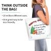 HDAODNM Merry Christmas Canvas Tote Bag Christmas Shoulder Bag for Women Men Casual Grocery Bags Jesus Bag for Christmas view 3