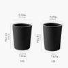 YUJUNDZSW Waste Bin Plastic Wastebasket, Nordic Style Press Ring Trash Can Round Plastic Garabage Can for Kitchen Bathroom Living Room Office Dorm, Waste Paper Basket Rubbish Bin(Grey,12L) view 2