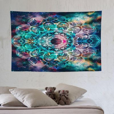 ZhiRain Mandala Tapestry Wall Hanging Colorful Bohemian Boho Galaxy Tapestries Home Decor for Living Room Bedroom Apartment Farmhouse Dorm 40"x60"