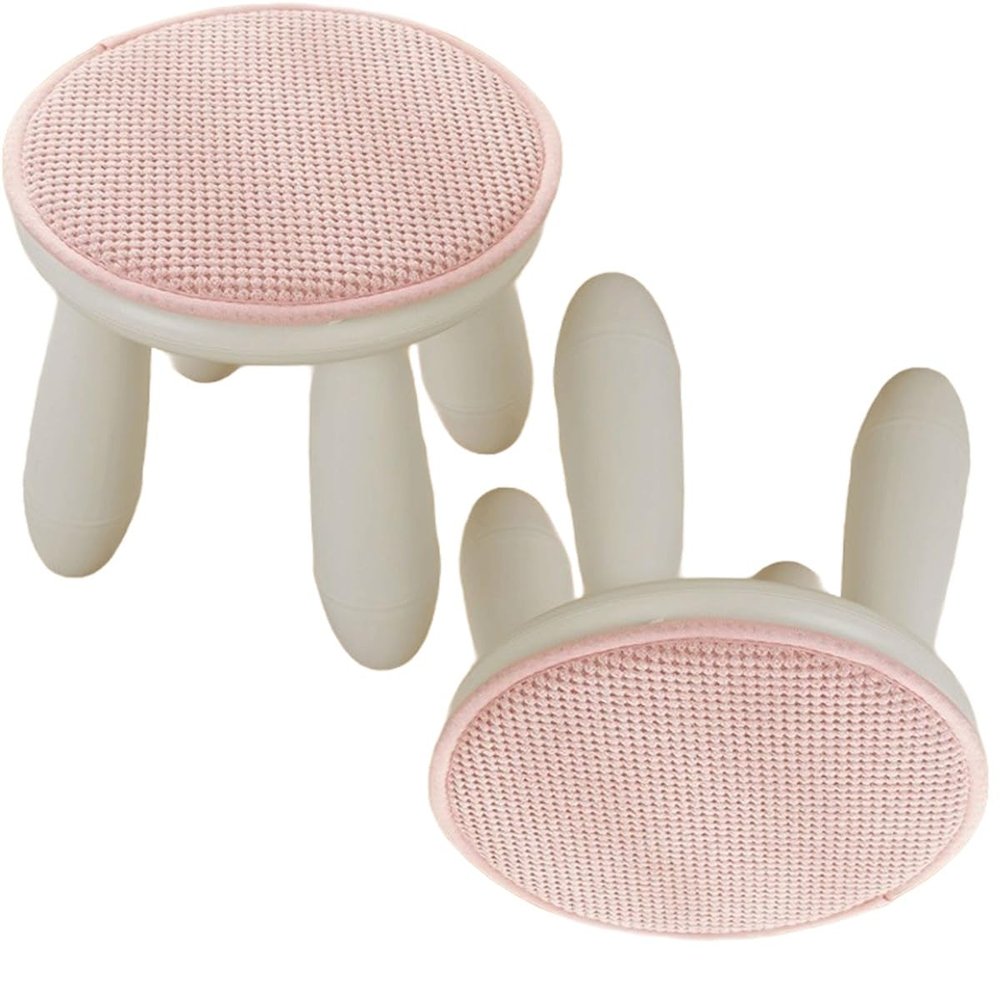 JACOJE Set of 2/4/1 Stool Cushion Round 12/14/16/18/10inch Round Chair Cushions for Dining Chairs Round Seat Pads/Cushions(F10,2_18IN)