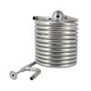 YYPTT Chiller, Convoluted Counterflow Wort Chiller (1.5Inch TC, 1/2" BSP Water Hose Connection) Coil in Coil 9.5M Stainless Steel 304 1PC view 2