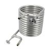 YYPTT Chiller, Convoluted Counterflow Wort Chiller (1.5Inch TC, 1/2" BSP Water Hose Connection) Coil in Coil 9.5M Stainless Steel 304 1PC view 4