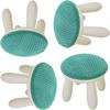 JACOJE Set of 2/4/1 Stool Cushion Round 12/14/16/18/10inch Round Chair Cushions for Dining Chairs Round Seat Pads/Cushions(F6,4_16IN) view 1