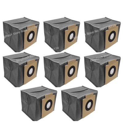 PIOUTTY Vacuum Cleaner Dust Bag Garbage Bag,Compatible For Eufy Clean X8 Pro SES / X10 Pro Omni,Robot Vacuum Cleaner Replacement Accessory(8pcs), 5tybrfger