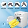 Shoe Washing Bag for Washing Machine, Laundry Shoe Bag for Washer Dryer, Reusable Zipper Shoe Washing Bag Sneaker Cleaning Bag 2PCS view 2