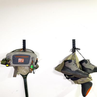 Pesca Innovations Gear Hook Wall Mount Heavy Duty and Lightweight Modular Rail Attachment for Garage Storage | PETG, Made in USA