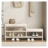 GLigeT Shoe Bench Shoe Rack Bench, Entryway Bench, Shoe Rack, Shoe Organizer for Entryway, Hallway and Bedroom Shoe Bench with Seat(100 * 32 * 45cm) view 3