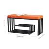 GLigeT Shoe Bench Shoe Rack Bench for Entryway, Free Standing Shoe Racks, Small Shoe Rack Bench with Organizer Shelf for Hallway, Bedroom, Living Room Shoe Bench with Seat(Green) view 2