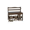 GLigeT Shoe Bench Small Shoe Bench for Entryway Shoe Bench with Backrest Shoe Bench with Storage and Seating, Small Bench Seat Entryway Shoe Rack with Bench Shoe Bench with Seat(02) view 1