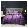 GLAMDIA Black Jacquard Bedding Set 1000TC Cotton Duvet Cover Set Bed Sheet Pillowcase Home Textile,Bed view 1
