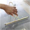 ZXBAODAN Shower Squeegee Deluxe Steel Wiper Scraper for Bathroom Shower Glass Door Mirror Window Tile Floor Cleaning Desks Mirrors view 2