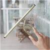 ZXBAODAN Shower Squeegee Deluxe Steel Wiper Scraper for Bathroom Shower Glass Door Mirror Window Tile Floor Cleaning Desks Mirrors view 3