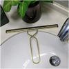 ZXBAODAN Shower Squeegee Deluxe Steel Wiper Scraper for Bathroom Shower Glass Door Mirror Window Tile Floor Cleaning Desks Mirrors view 4