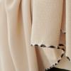 Blanket,Chenille Throws for 3 Seaters Sofas Easy to Lay One-Piece Sofa Cover Double-Sided Can Be Used Sofa Protector/Beige/180 * 90Cm view 3