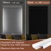 BERISSA Cordless Dual Roller Shades.Linen Black and White.50 W x 80" H view 4