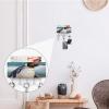 NHYDSPQ Wall Mounted Key Holder,Cute Penguin Print Key Hanger,Wall Mounted Key Racks,Mail Organizer Wall Mount Hanging Key Rack view 4