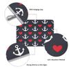 JMAVZWS Nautical Hearts Dish Drying Mat for Kitchen Counter 18 x 24 inches Microfiber Absorbent Dish Drying Pad Non-Slip Dish Drainer for Countertop Sink view 3