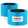 Leemone 2 Pack Blue Pure 211i Max AllergenBlock Filter Replacement Compatible with Blue Pure 211i Max Air Puri-fier, True HEPA & Activated Carbon Replacement Filter, Compare to Part #F2MAX view 1