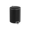 YUJUNDZSW Waste Bin 8L/12L/15L Household Large Stainless Steel Trash Can Kitchen Bathroom Bedroom with Lid Trash Can Rubbish Bin(Black,8l) view 1