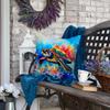 Caroline's Treasures Nautical Collection Decorative Throw Pillow, 18Hx18W, Loggerhead Sea Turtle 2807 view 4