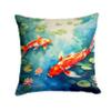 Caroline's Treasures Nautical Collection Decorative Throw Pillow, 18Hx18W, Koi Fish 2798 view 1