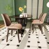 MIAUWUUFHOME Upholstered Dining Chairs Set of 8, Modern Chairs with Solid Wood Legs and Faux Leather Cushion for Living Room, Dining Room, Bedroom and Outdoor Lounge, Sandy Beige CYV66LT-4 view 2