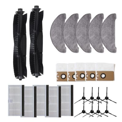 Sweeper Spare Parts Compatible For Laresar L6 Pro For T10 Robot Vacuum Cleaner Mop Pads Dust Bags Replacement Accessories Dust Collection Bag, Dust-proof Bag, Main Brush, Edge Brush, Cloth Filter, Rol