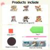 ARTopet DIY Diamond Art Painting Fridge Magnets Creative Design Refrigerator Magnetic Sticker Diamond Art for Adults Crafts Home Decors Cabinet Refrigerator-Puppy view 4