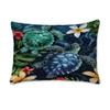 DESTACOZIE Turtle Quilt Queen - Hibiscus Turtle Quilts - Personalized Sea Turtles Bed Set Twin Polynesian Tribal Bedding, Sea Turtle Theme Quilt Bedroom view 3