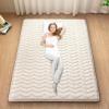 Premium Foam Japanese Futon Floor Mattress Queen Size 60"x 80",100% High Density Foam Comfortable Floor Mattress,3.2" Thicken Foldable Sleeping Pad,Dormitory Tatami Mat,for Adult and Kids(White) view 1
