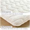 Premium Foam Japanese Futon Floor Mattress Queen Size 60"x 80",100% High Density Foam Comfortable Floor Mattress,3.2" Thicken Foldable Sleeping Pad,Dormitory Tatami Mat,for Adult and Kids(White) view 4