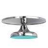 30cm Revolving Cake Stand Non Slip Aluminum Alloy Rotating Cake Turntable Kitchen Baking Accessory 360 Rotation, Can Be Used to Make Cakes, Chocolates, Sugar Moulding Tools for view 4