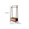 ZCSO Corner Coat Rack Bedroom Clothes Rack Floor-Standing Simple Wooden Storage Rack Multi-Functional Coat Rack Nordic Furniture Standing Coat Rack view 2