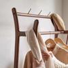 ZCSO Corner Coat Rack Bedroom Clothes Rack Floor-Standing Simple Wooden Storage Rack Multi-Functional Coat Rack Nordic Furniture Standing Coat Rack view 4