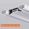 Bcofo Double Curtain Track Ceiling Mounted Heavy Duty Curtain Track System Silent Sliding Double Rail for Bedroom Living Room Hospital Easy Install(Gold,3.7m(12.1ft)) view 4