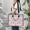 BWWKTOP Pop Music Group Canvas Tote Bag Korean Pop Music Gifts Korean Pop Team Shoulder Bag Music Member Merchandise view 2
