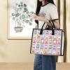 BWWKTOP Pop Music Group Canvas Tote Bag Korean Pop Music Gifts Korean Pop Team Shoulder Bag Music Member Merchandise view 3