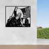 Donald Trump Iconic Photo Metal Wall Art, President of USA Wall Decor, President TRUMP, Trump Shooting, Donald Trump 2024, Trump fans Gift, America President Assassinate, (27.5" x 23" / 70 x 58.8 cm) view 2