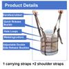 5 Gallon Glass Fermenting Carboy Easy-Carry Straps, Glass Bottle Protector, Adjustable and Strong for Easy, Safe, Secure Lifting, Moving, Carrying jug Bottle, Fit 3 to 6 Gallon,Cotton, No Carboy view 3