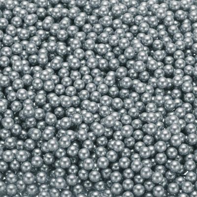 uxcell 2500Pcs Faux Pearl for Vase Filler, 6mm No Hole ABS Round Pearls for Crafting, Jewelry Making, Vase Filler, Cosmetic Boxes, DIY Parts, Table Scatter, Deep Silver Grey