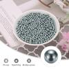 uxcell 2500Pcs Faux Pearl for Vase Filler, 6mm No Hole ABS Round Pearls for Crafting, Jewelry Making, Vase Filler, Cosmetic Boxes, DIY Parts, Table Scatter, Deep Silver Grey view 3