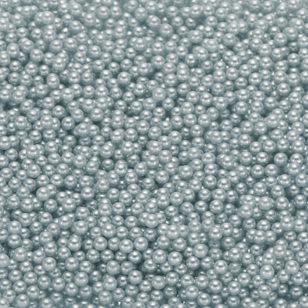 uxcell 5000Pcs Faux Pearl for Vase Filler, 4mm No Hole ABS Round Pearls for Crafting, Jewelry Making, Vase Filler, Cosmetic Boxes, DIY Parts, Table Scatter, Home Decoration, Silver Grey