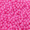 uxcell 1000Pcs Faux Pearl for Vase Filler, 8mm No Hole ABS Round Pearls for Crafting, Jewelry Making, Vase Filler, Cosmetic Boxes, DIY Parts, Table Scatter, Home Decoration, Deep Pink view 1